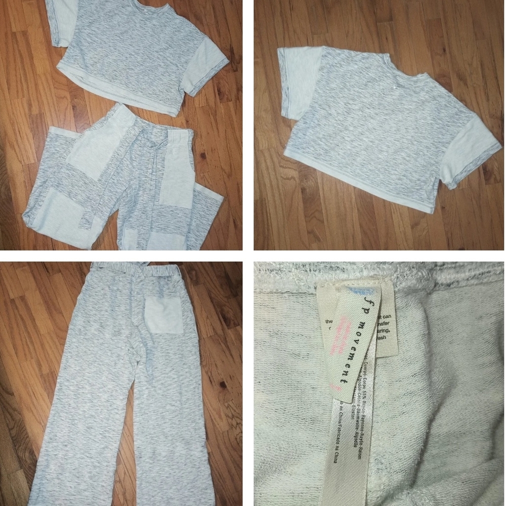FP Movement by Free People Heathered Gray Lounge Set - Picture 2 of 7